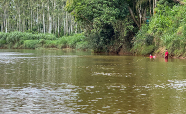 Jovem desaparece no rio Mãe Luzia, em Forquilhinha
