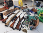 Polícia Civil cumpre mandados e apreende armas de fogo em Braço do Norte 