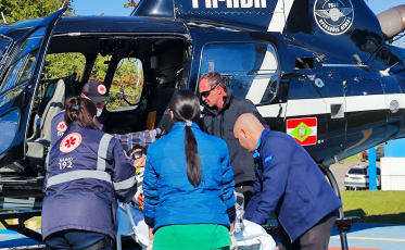 Homem é agredido com motosserra em Jacinto Machado 