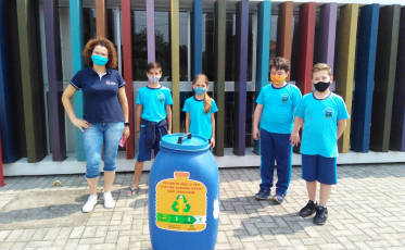 Nas escolas de Morro da Fumaça, o incentivo à reciclagem