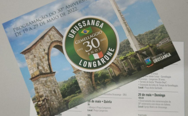 30 anos de Gemellaggio: comemorações iniciam nesta quinta-feira em Urussanga