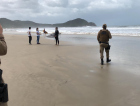 Praias fechadas em Imbituba no fim de semana de Páscoa