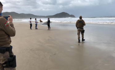 Praias fechadas em Imbituba no fim de semana de Páscoa