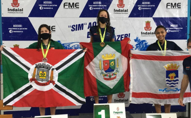 Atleta de Criciúma quebra recorde no salto em altura na Olesc