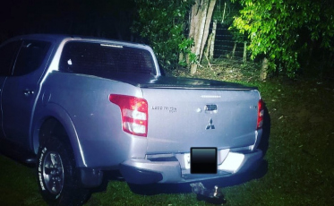 Polícia Militar recupera caminhonete roubada 