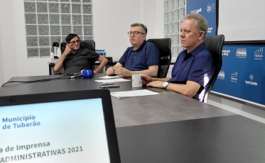 Prefeito de Tubarão apresenta balanço do ano