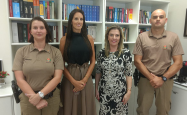 Rede Catarina é implantada com Patrulha Maria da Penha em Forquilhinha