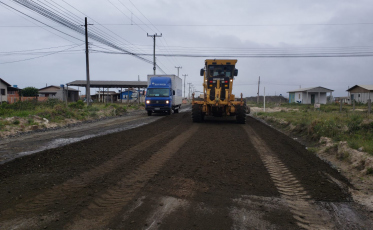 Obras do calçadão e acesso Sul seguem a todo vapor em Arroio do Silva