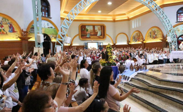 Diocese de Criciúma visita santuário em Nova Veneza