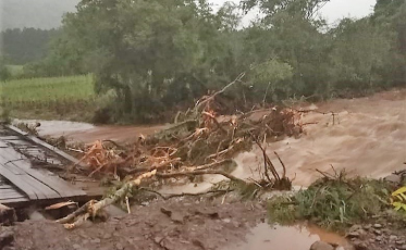 Timbé do Sul: Famílias estão isoladas devido às chuvas