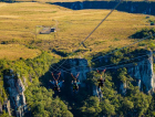 Aventura e turismo: Cambará do Sul lança tirolesa mais alta das Américas (FOTOS)