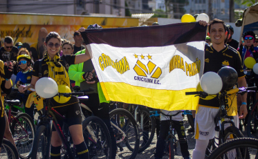 Pedal do Tigre promove solidariedade e reúne torcedores