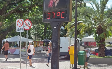 Quarta-feira registrou mais de 37ºC na região