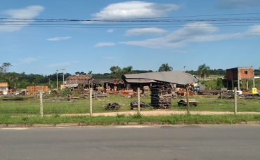 Temporal destelhou 30 casas em Cocal do Sul
