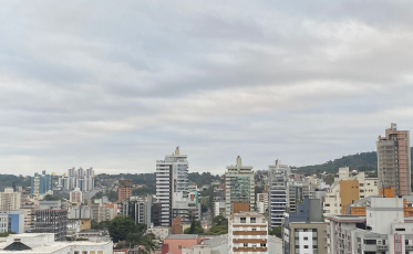 Semana nublada e com pouca chuva 
