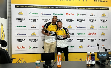 Criciúma apresenta Hygor e Neilton: 