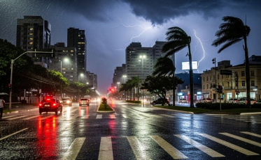 Calor extremo dá lugar a temporais ao longo da semana em SC