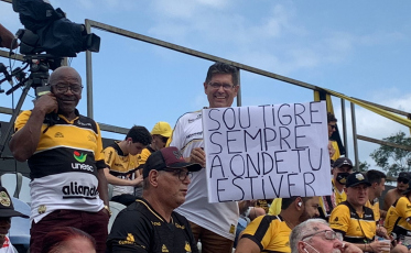 As imagens da torcida do Tigre na estreia. Confira (VÍDEOS)