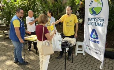 Trato por Criciúma promove ação na Praça Nereu Ramos nesta sexta-feira