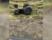 Idoso morre após capotamento de trator em Forquilhinha