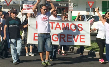 Sem salário, sem serviço: Funcionários do HRA voltam a fazer manifestação hoje