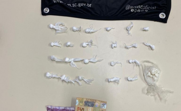 Adolescente é detido por tráfico de drogas em Criciúma