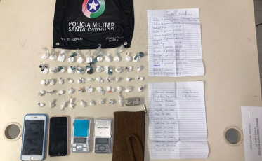 Com crack e cocaína, duas mulheres são presas em Siderópolis