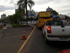 Trânsito é complicado no Centro de Criciúma