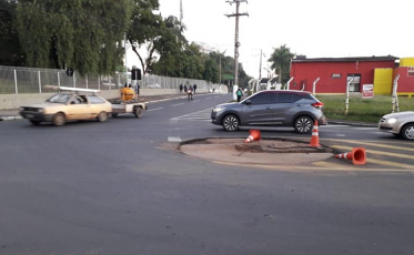 Ônibus já passam pelo novo trajeto no Pinheirinho
