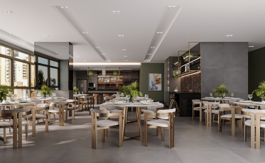 Tremezzo Residencial une aconchego e acabamento refinado em amplos espaços