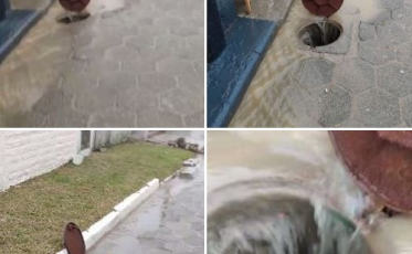 Vandalismo sobrecarrega rede de esgoto em Laguna