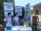 Covid-19: 130 pessoas recebem vacina em ação itinerante