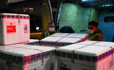 Mais 290 mil doses da vacina contra a Covid-19 chegam ao estado