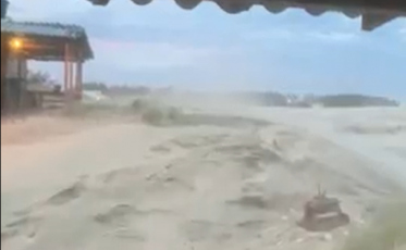 (VÍDEO): Vento forte marca o início da manhã no Sul do estado