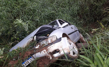 Homem fica ferido após acidente de trânsito em Forquilhinha 