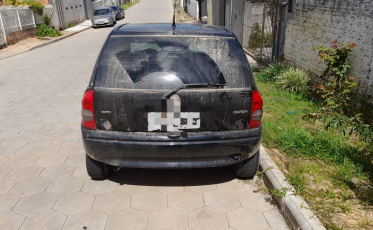 PM localiza veículo com registro de furto em Criciúma