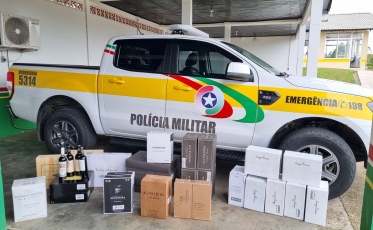 Polícia apreende 144 garrafas de vinho argentino em Lages