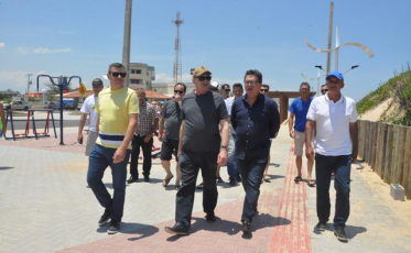 Ministro do Turismo gostou do Calçadão do Rincão