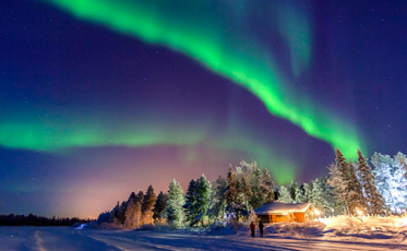 As belíssimas auroras boreais da Lapônia Finlandesa 