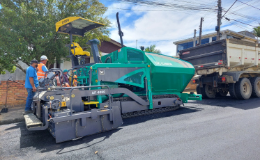 Içara recebe equipamentos para montagem da usina de asfalto