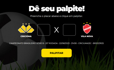 Criciúma x Vila Nova: saiba quem ganhou o Bolão do Bistek	