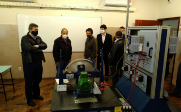 Direção de Engenharia da Eletrosul visita a Satc