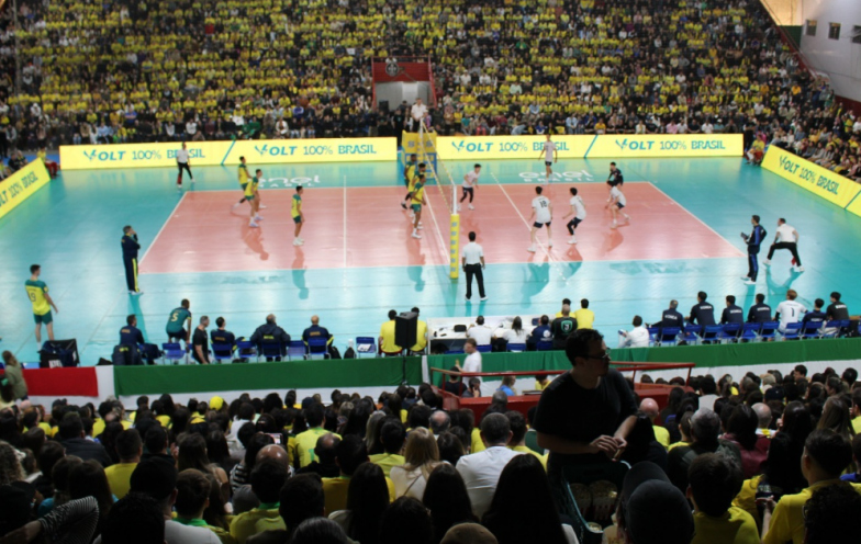 Criciúma receberá amistoso internacional entre Brasil e Chile no vôlei masculino