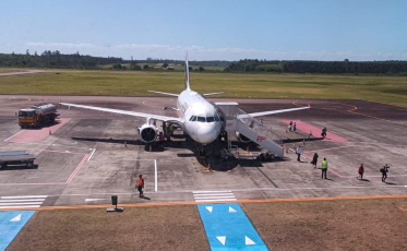 Aeroporto de Jaguaruna instala sistema para melhorar pousos em dias de mau tempo