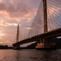 Ponte Anita Garibaldi tem meia pista liberada no sentido Norte