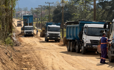 Obra de R$ 3,7 milhões avança e cria nova ligação asfaltada no interior de SC