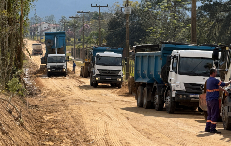 Nova ligação asfaltada entre Estação Cocal e o Centro de Morro da Fumaça avança