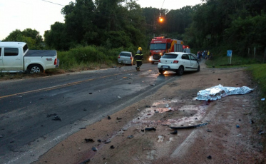 Homem morre após acidente com três veículos em Braço do Norte