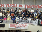 Volta na Alesc é marcada por protestos contra possível reforma da previdência