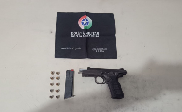 Foragido do RS é recapturado com arma de fogo em Araranguá